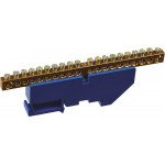 Шина нулевая 6х9 мм на DIN изоляторе NBB-M69-20D/B , 20 отверстий, Navigator
