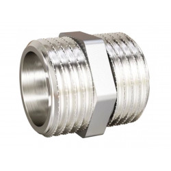 Ниппель никелированный 1/2" НР