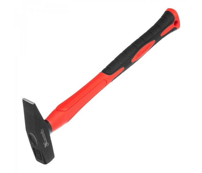 Молоток слесарный "optimal",200 г,фибергласовая обрезиненная рукоятка,квадратный боек// Matrix