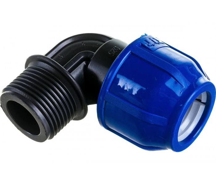 Отвод 90° 25x3/4"" НР PN16 компрессионный, RTP