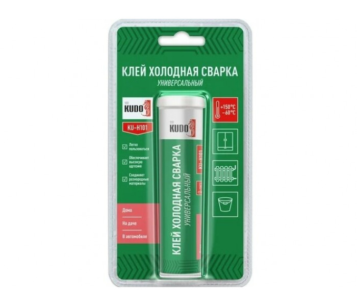 Клей "Холодная сварка" универсальная "KUDO" 60г