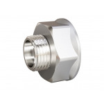 Переходник никелированный 1/2"х3/8" ВР-НР